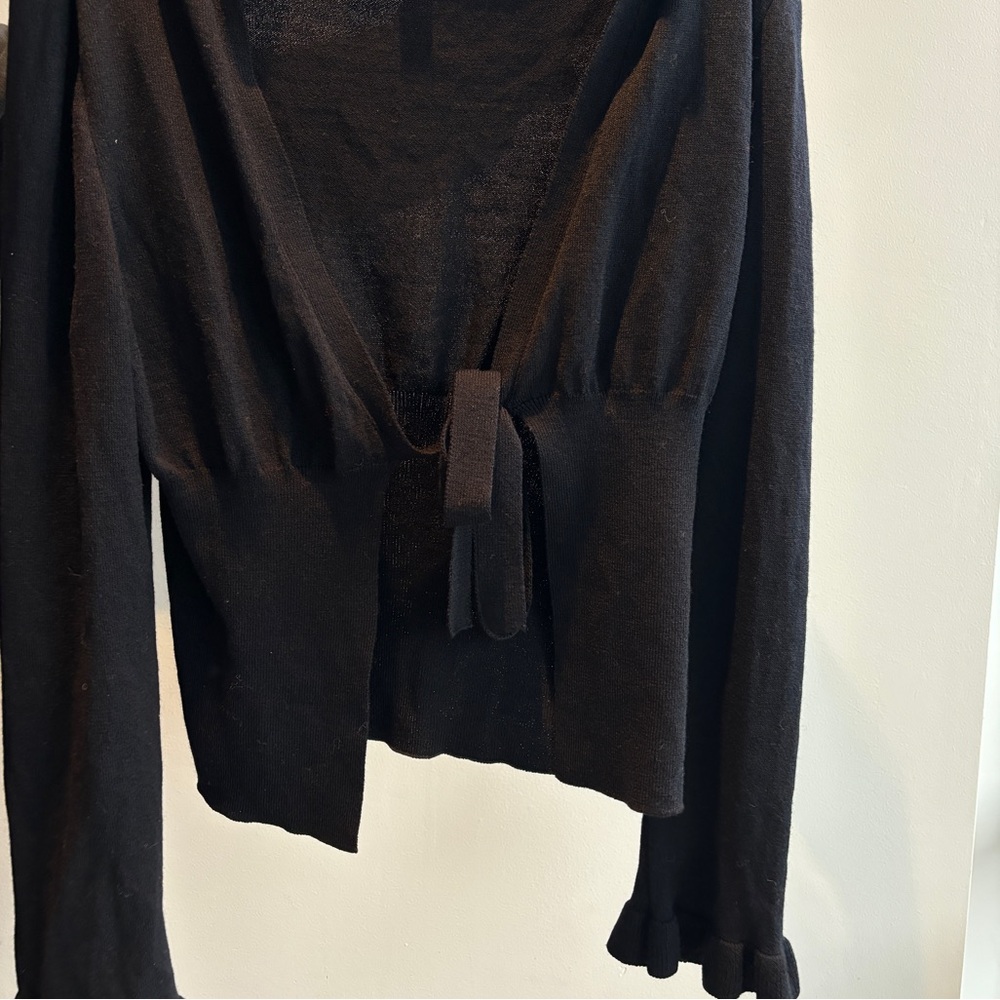 St. John Elegant Black Cardigan